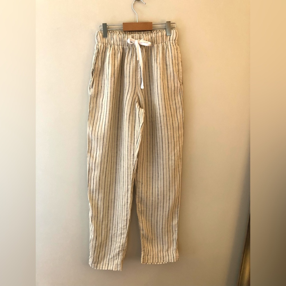 H&M Linen Wide Leg Trousers